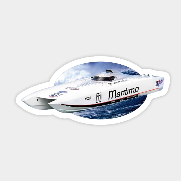 OFFSHORE BOAT RACING Sticker by Cult Classics